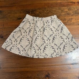 Super cute Bethany Mota mini skirt with lace print detail
